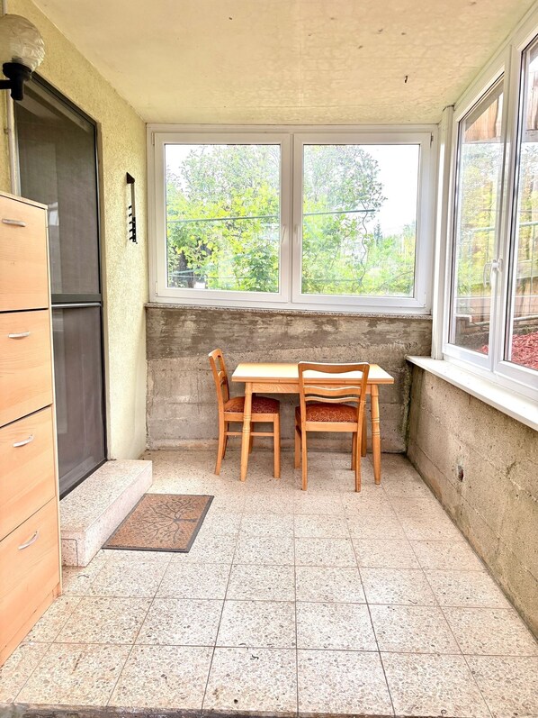 Dining - Vacation apartment for vacationers and fitters, Odenwald (Billigheim Sulzbach)