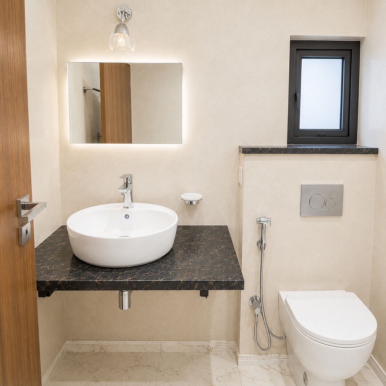 Quarto casal conforto, vista para o jardim | Banheiro | Produtos de toalete grátis, chinelos, toalhas de banho, sabonete