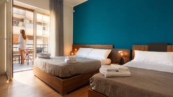 Luxury Triple Room, Balcony | In-room safe, laptop workspace, free WiFi