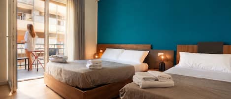 Luxury Triple Room, Balcony | In-room safe, laptop workspace, free WiFi