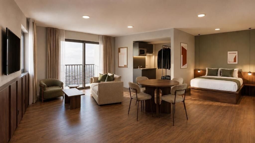 Superior Apartment | Minibar, in-room safe, desk, laptop workspace