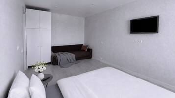 Classic Condo, 1 Double Bed with Sofa bed | Iron/ironing board, free WiFi