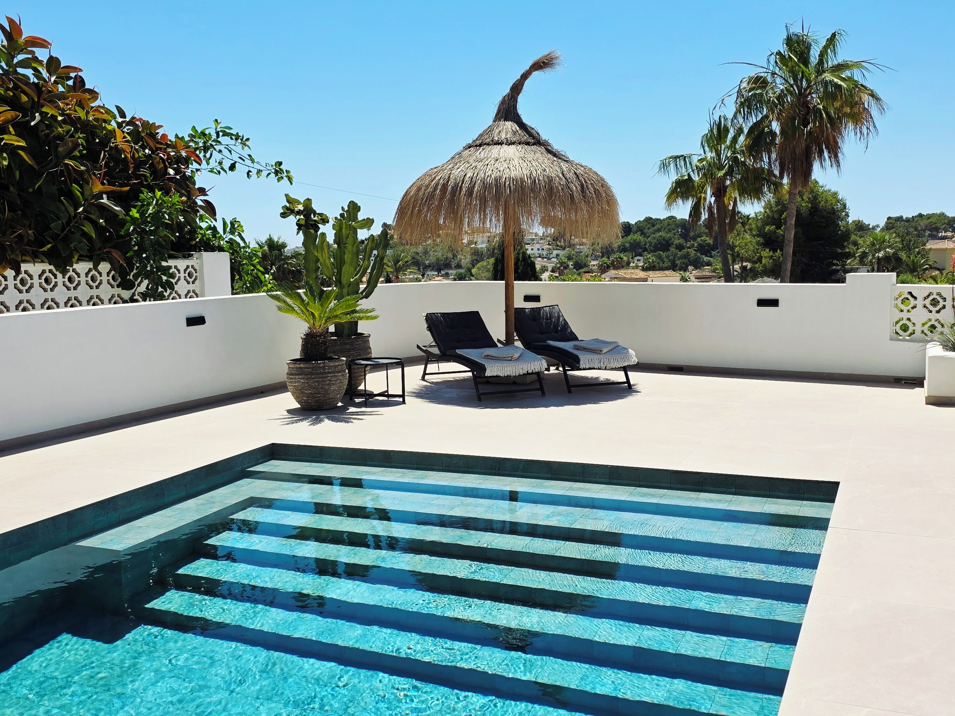 Una piscina climatizada