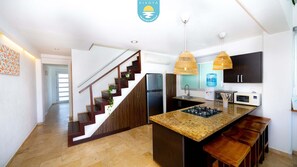 Fridge, microwave, stovetop, coffee/tea maker - Penthouse Private Shallow Pool & Beach Access (Nuevo Vallarta)