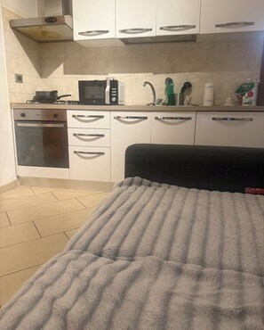Appartamento Deluxe, balcone | Cucina privata