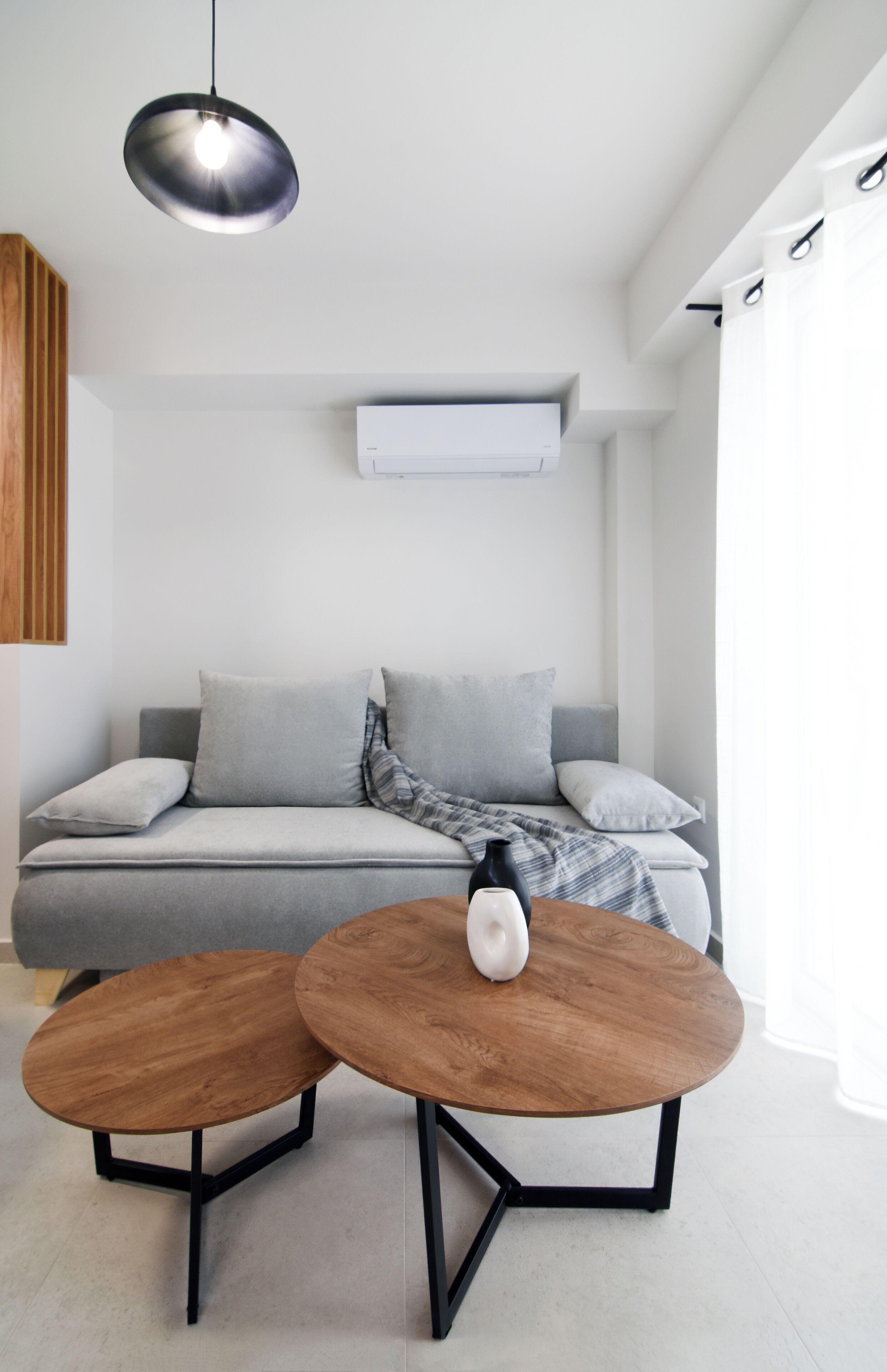 Deluxe-Studio, Balkon, Stadtblick | Wohnbereich