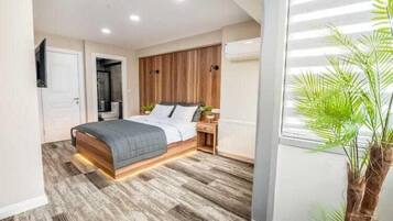 Deluxe Double Room | Kalis bunyi, seterika/papan seterika, Wi-fi percuma