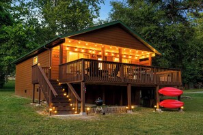 Exterior - Lake Views! Cozy Cabin, Hot Tub, Kayaks, and Pool! (Forsyth)