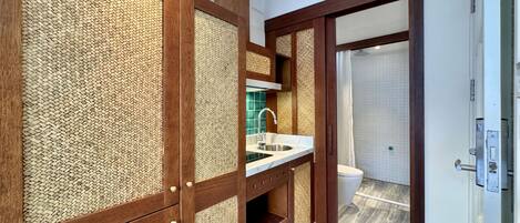 Basic Studio, City View | Private kitchenette | Mini-fridge, cleaning supplies, paper towels