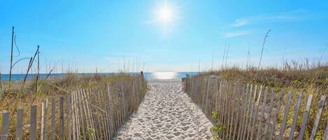 Sur la plage