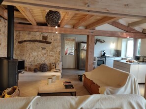 Living area - Vrbo Property (Cornillon)