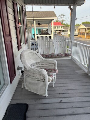 Terrace/patio - Charming 2-bedroom house with porch in Myrtle Beach site 5312 (Myrtle Beach)