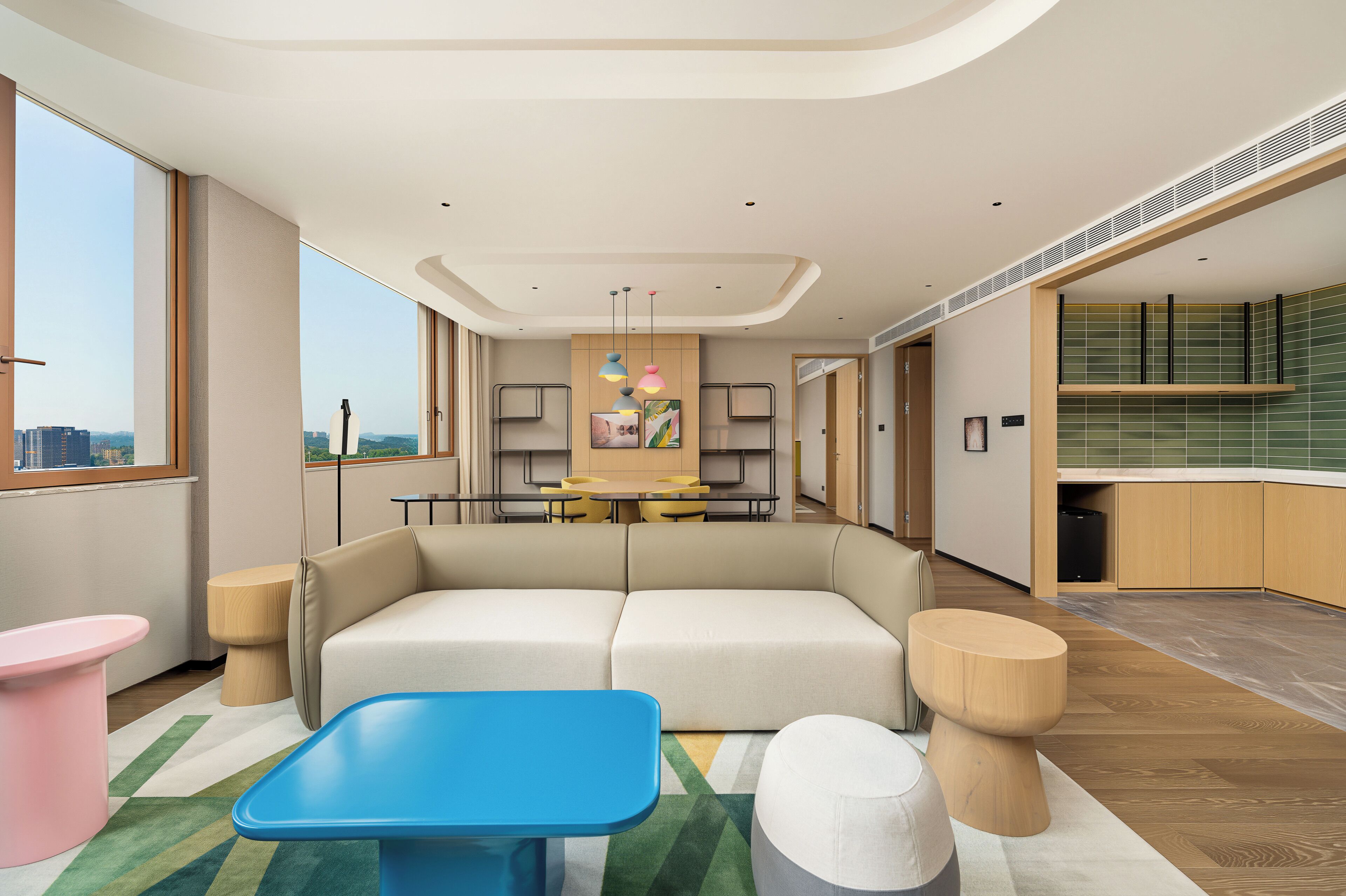 Suite, 1 King Bed (Kitchen Area)
