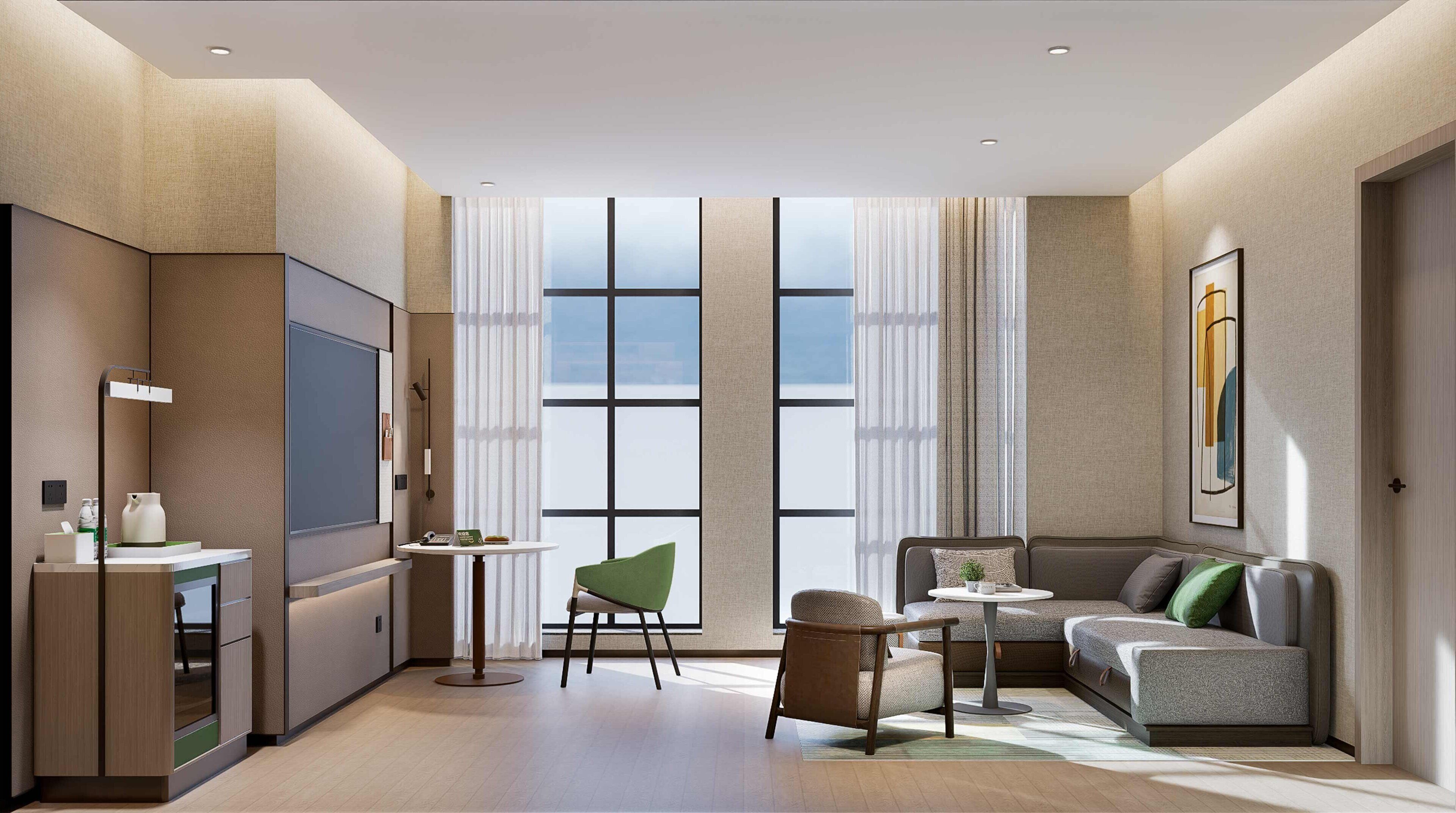 Suite, 1 Bedroom (Study Area)