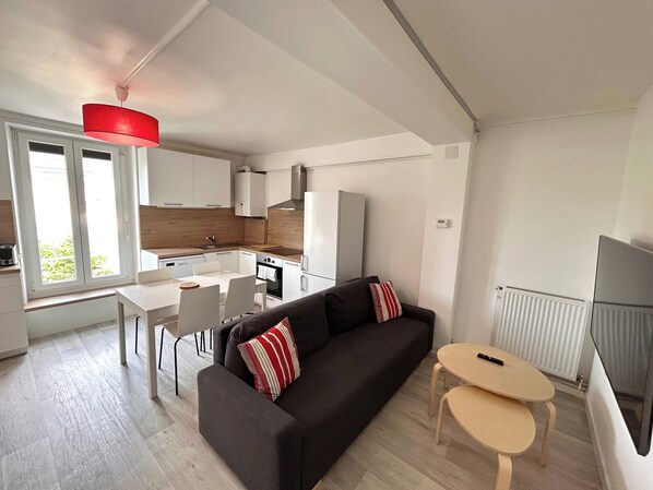 Living area - La Suite Gilbert | Calme | Centre-ville (Reims)