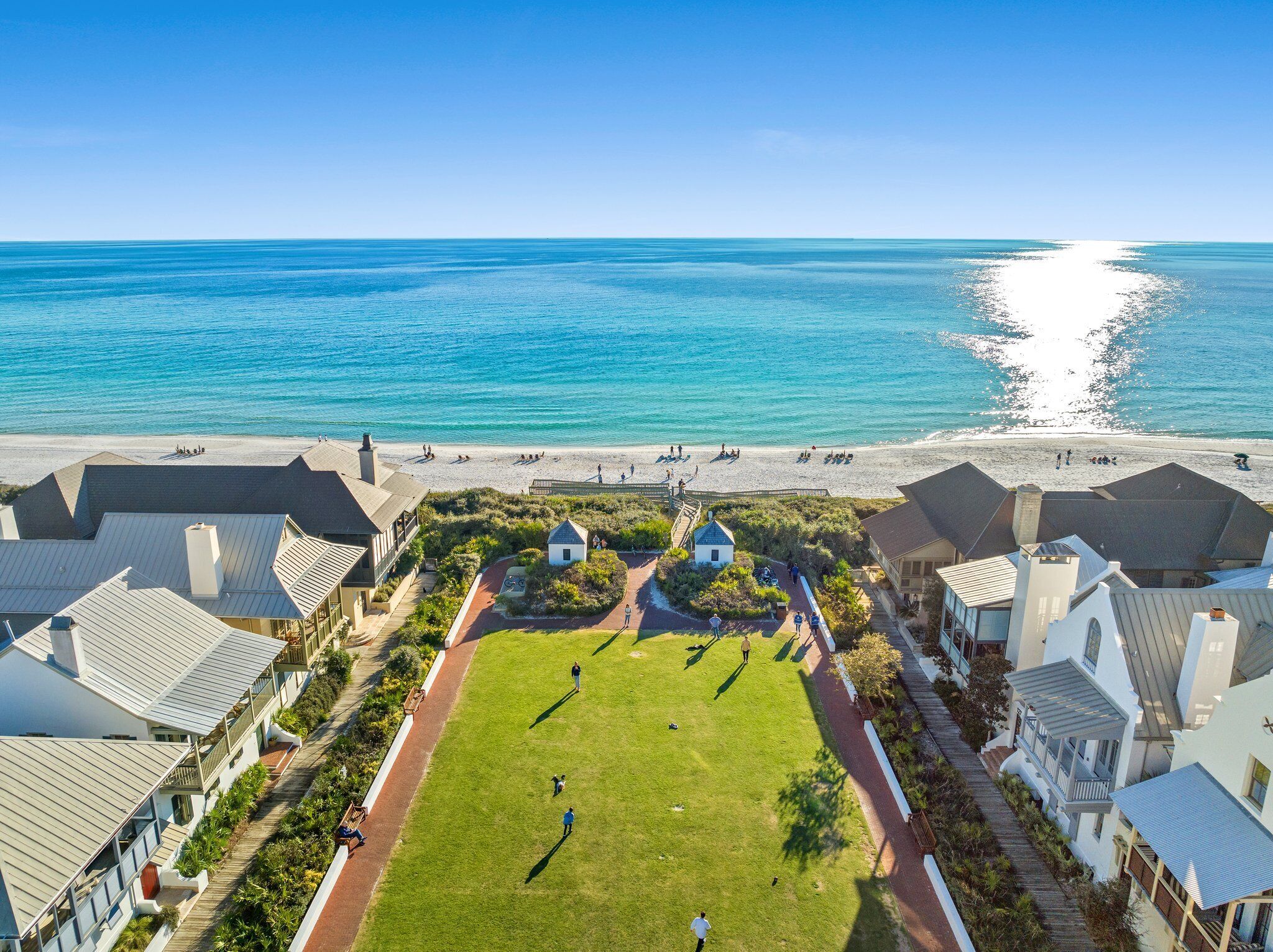Beach nearby, white sand