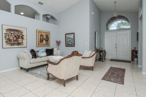 Living area - 3BR Pool Home Near Disney, Family-Friendly (Kissimmee)