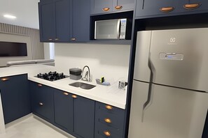 Apartment | Private kitchen - Apartamento no centro de Foz do Iguaçu (Foz do Iguaçu)