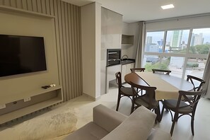 Apartment | Living area - Apartamento no centro de Foz do Iguaçu (Foz do Iguaçu)