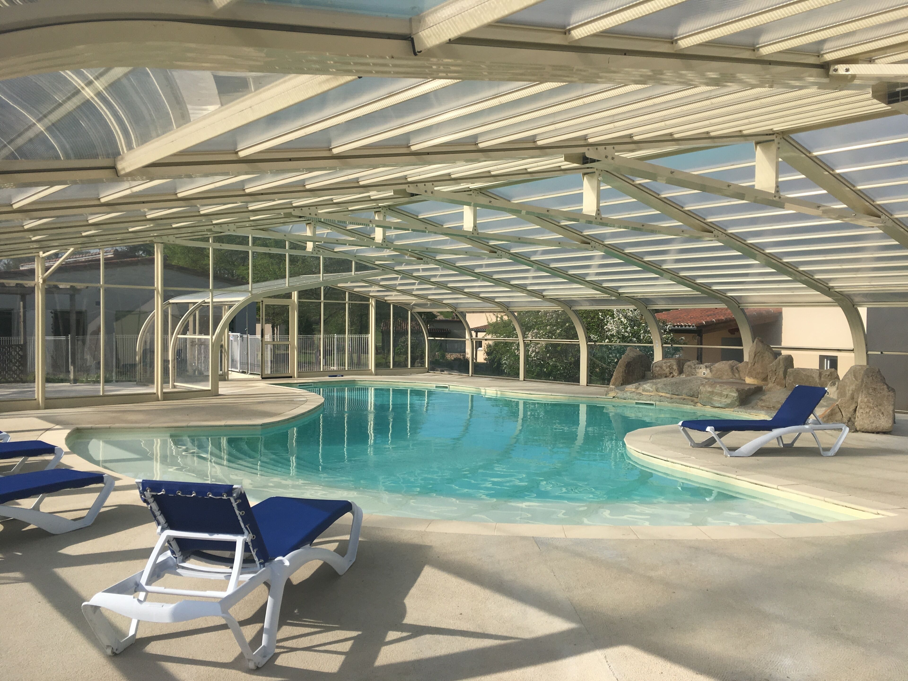 Indoor pool, a heated pool