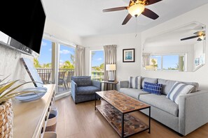 TV, ping pong, offices - Beachfront 2BR Suite w/ Partial Gulf Views (Treasure Island)