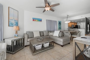 TV - ADA Beach Suite w/ Balcony | Walk to Shore! (Treasure Island)