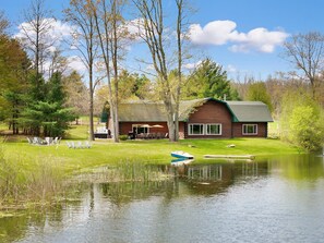 Exterior - Big Rapids Lodge, Hot Tub, Pond, Game Room (Big Rapids)