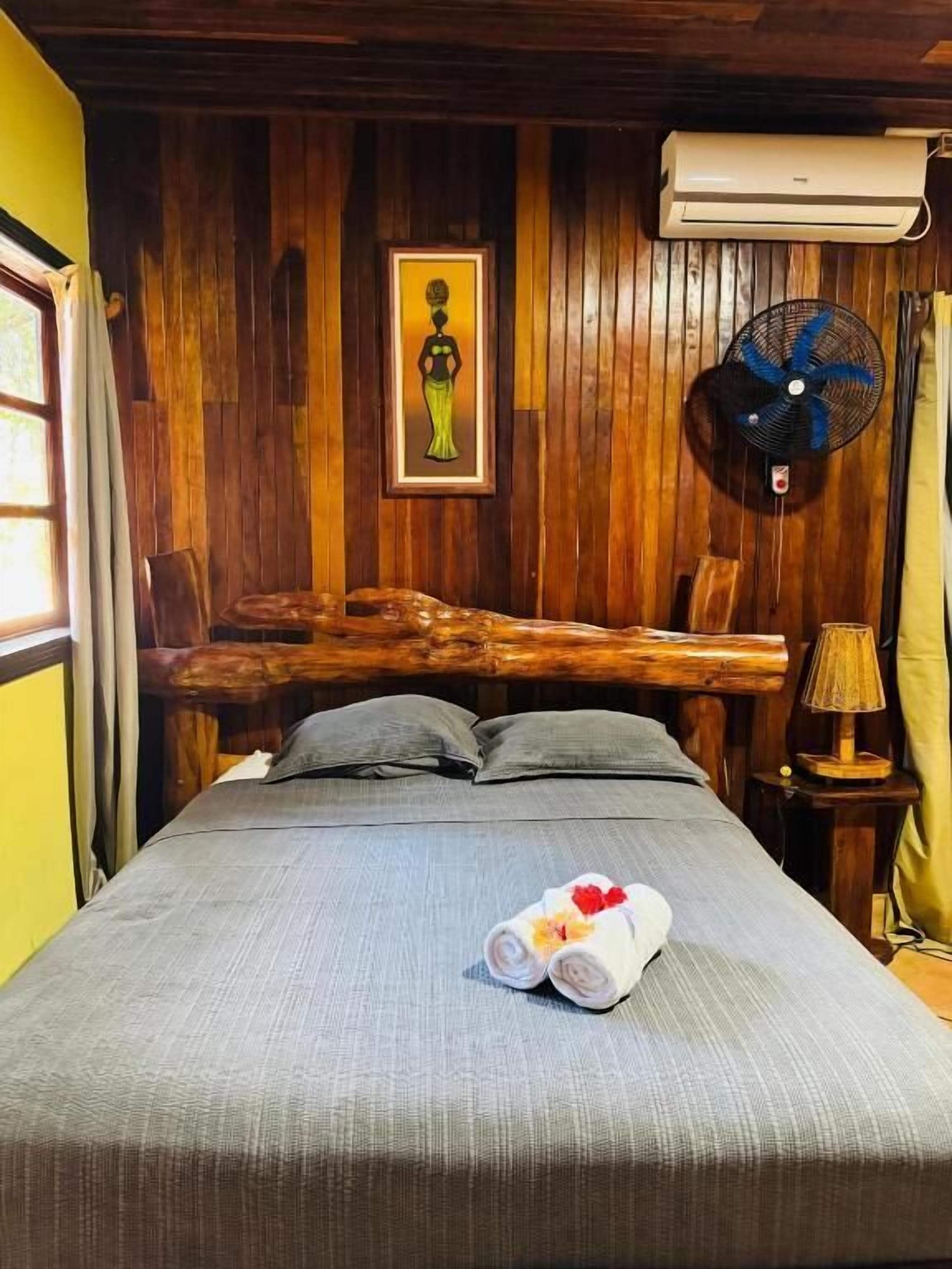Basic Quadruple Room, Garden View | In-room safe, blackout drapes, free WiFi, wheelchair access