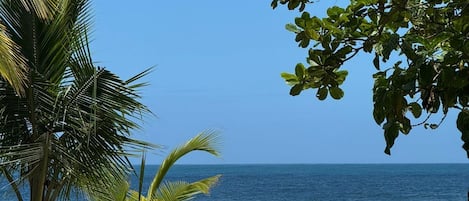 Am Strand, weißer Sandstrand