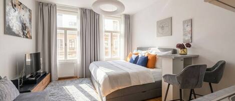 1 chambre, fer et planche à repasser, Wi-Fi, literie fournie