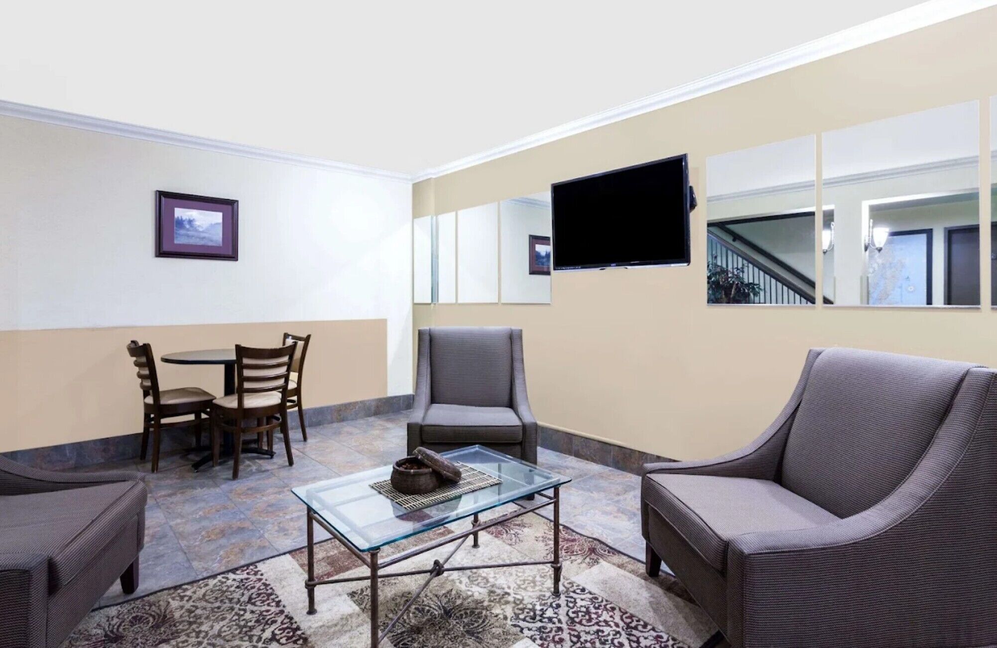 Lobby sitting area