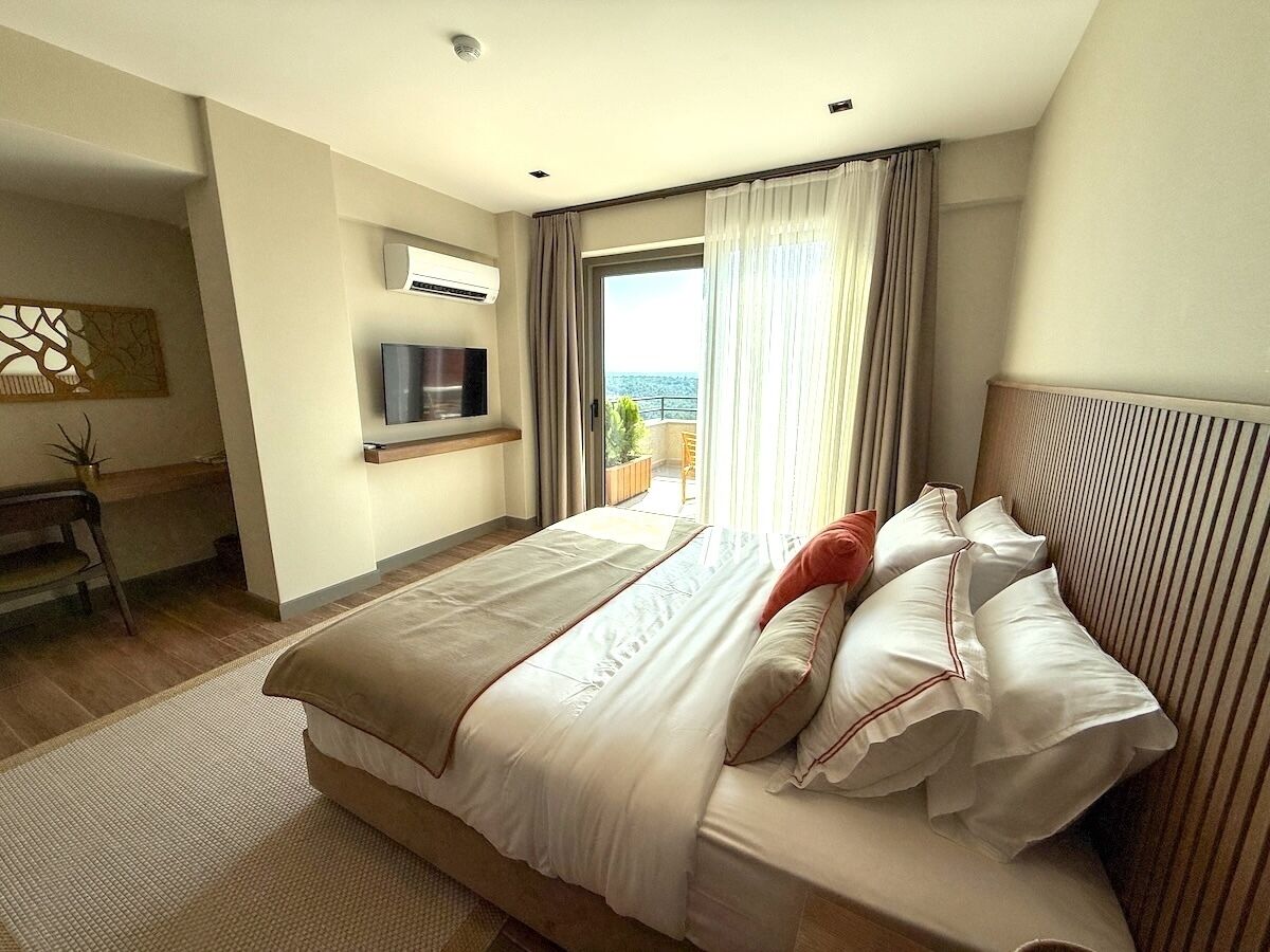 Suite, balcon, vue lac