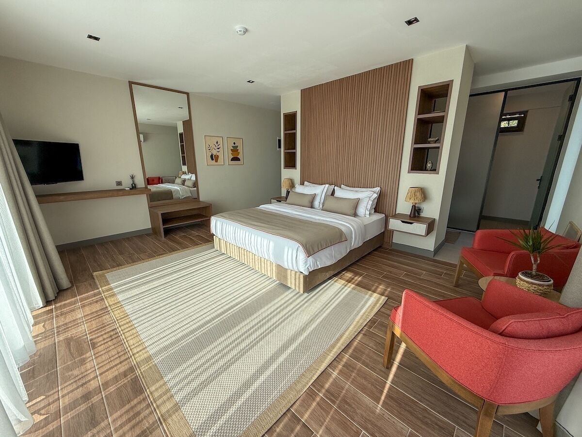 Suite Junior, patio, vue lac