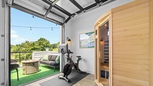Terrace/patio - Sleeps 24 | Sauna, Peloton, Balcony + Fire pit (Nashville)