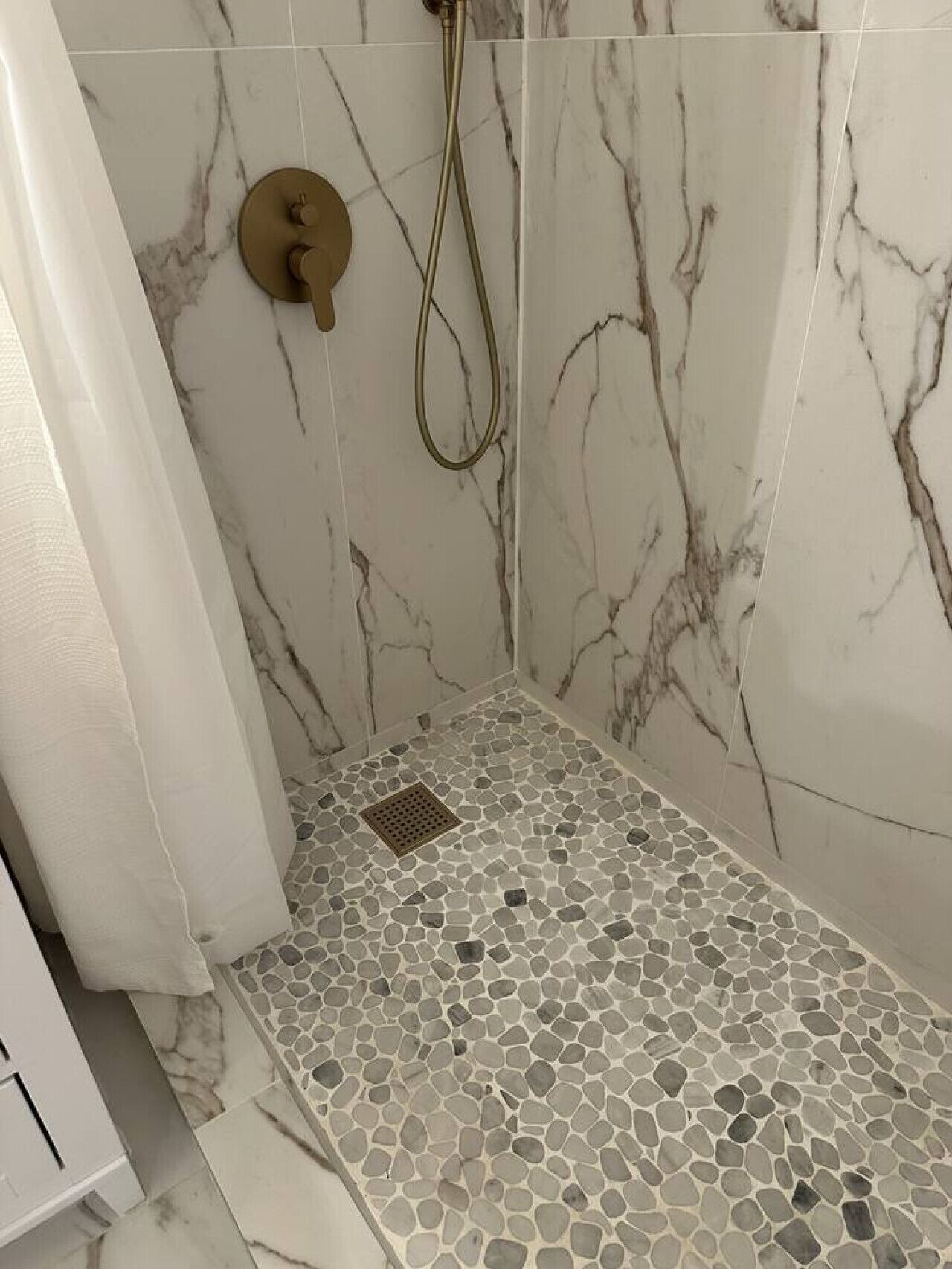 Hair dryer, towels