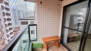 Family Apartment, Balcony | Property grounds - Residencial Plaza D'Argenti (Praia Grande)