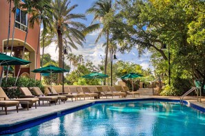 A heated pool - ADA Suite w/ Roll-In Shower | Pool, Spa, & More (Miami)