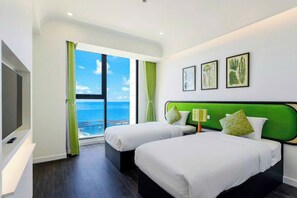 Condo superluxo, sacada, vista para a praia | Wi-Fi de cortesia