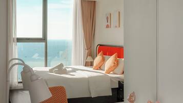 Luxury-Apartment, Balkon, Strandblick