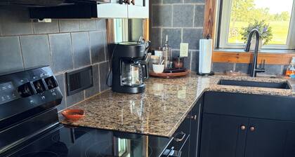 Terrific restored modern farmhouse on 75 acre preserve near Shepherdstown.