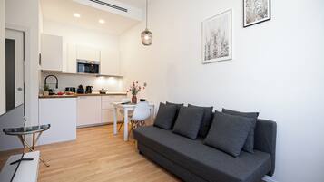 Apartment (1 Bedroom) | Living area