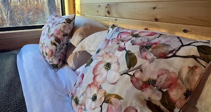 Dogwood: Modern Woodland Studio Pod Tiny Home with Private 300-Acre Forest near Quakertown Pennsylvania
