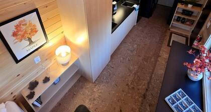 Maple: Modern Family Tiny Home Pod with Forest Views near Quakertown, Pennsylvania