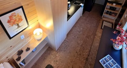 Maple: Modern Family Tiny Home Pod with Forest Views near Quakertown, Pennsylvania