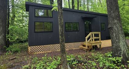 Elm: Family Tiny Home Pod with Forest Views near Quakertown, Pennsylvania