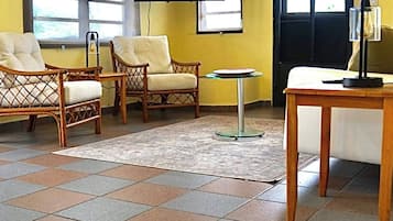 Apartment, 2 Bedrooms, Balcony | Living area