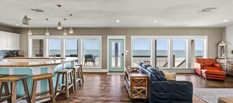Beachfront 6BR | Sleeps 36 | Spacious Deck + BBQ
