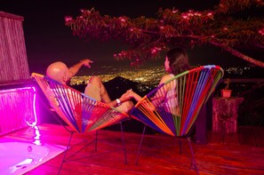 Cabana conforto, 1 cama de casal, sacada, vista para a cidade | Área da propriedade