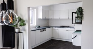 Apartment | Private kitchen - Cozy Apartment Near Nature & the Dutch Border (Hamont-Achel)