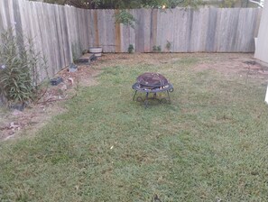 Terrace/patio - Delightful 3-bedroom house with AC in friendly Bryan (Bryan)